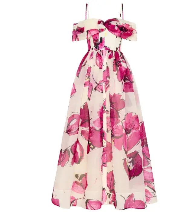 AJE Cordelia Corsetted Maxi Dress Falling Floral Size 14 photo 4
