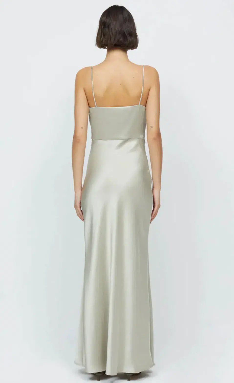 Bec + Bridge Nadia Maxi Ecru Gown Silver Size  8 photo 3