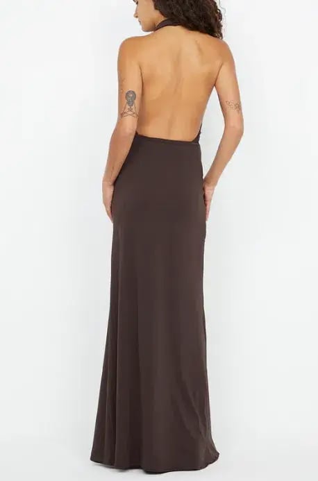 NESSIE COWL NECK MAXI DRESS SIZE 10 photo 2
