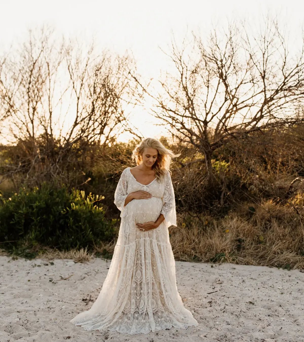 We Are Reclamation Be Love Gown White Size 18 photo 2
