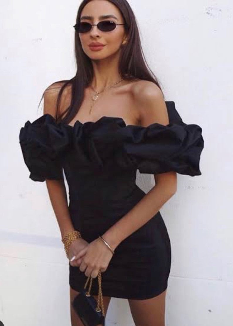 House of CB Selena Dress - Black photo 2
