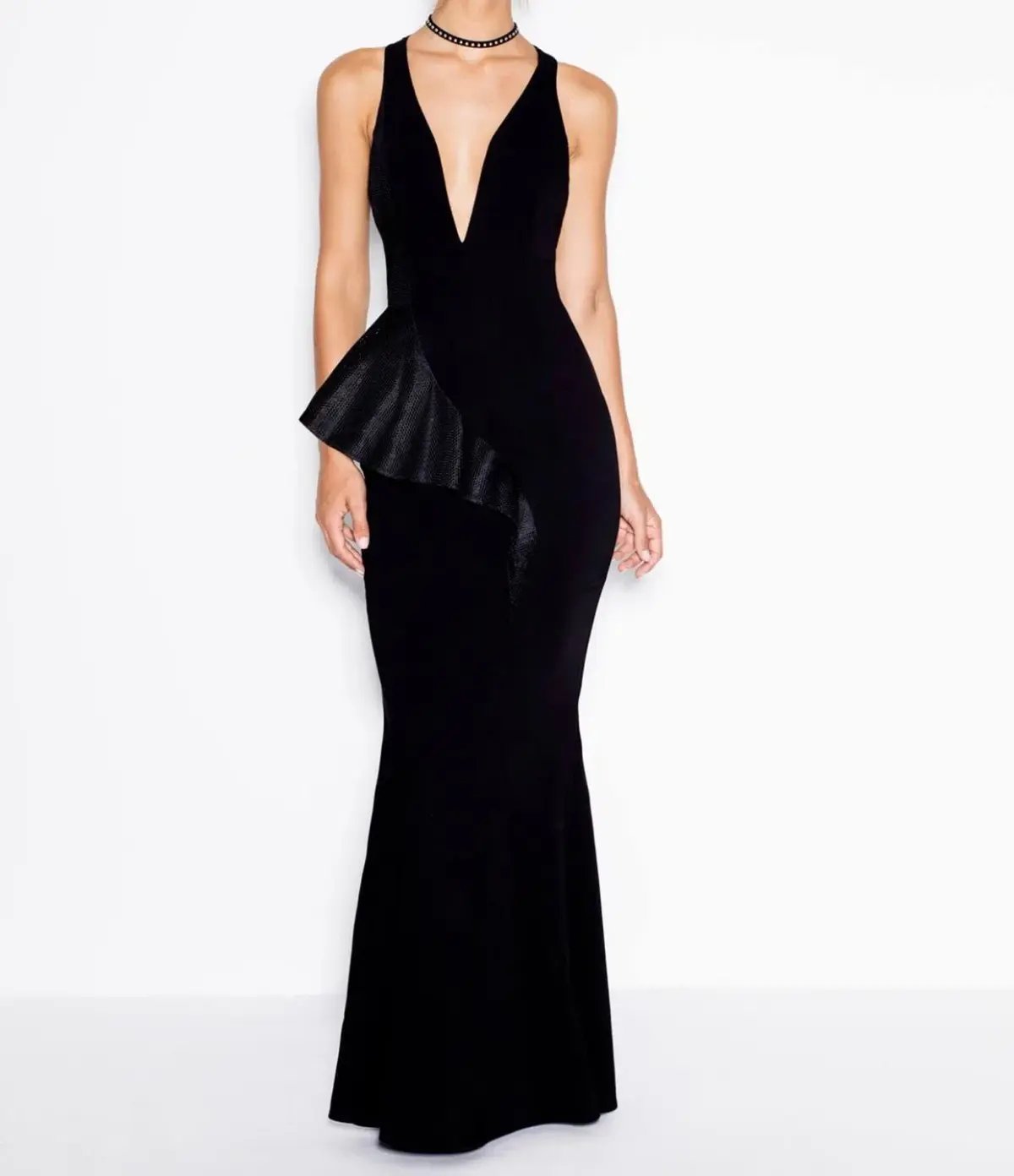Sheike Olivia Maxi Dress Black Size 16 photo 2