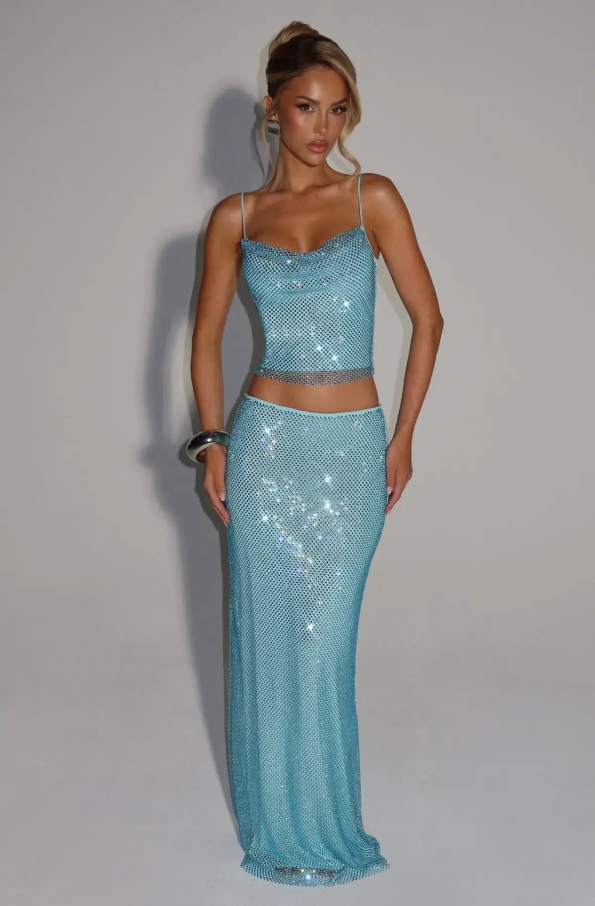 BABYBOO Nora Top + Hali Skirt Set Aqua photo 3