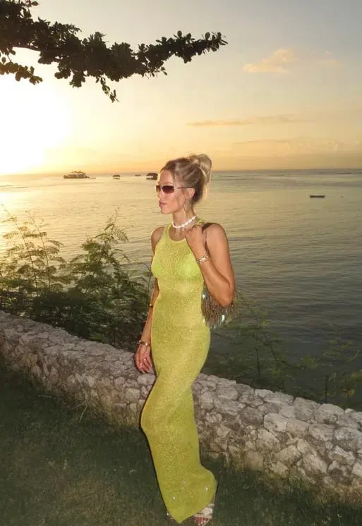 Asta Resort Natalia Dress Chartreuse Size XS / AU 6 photo 2