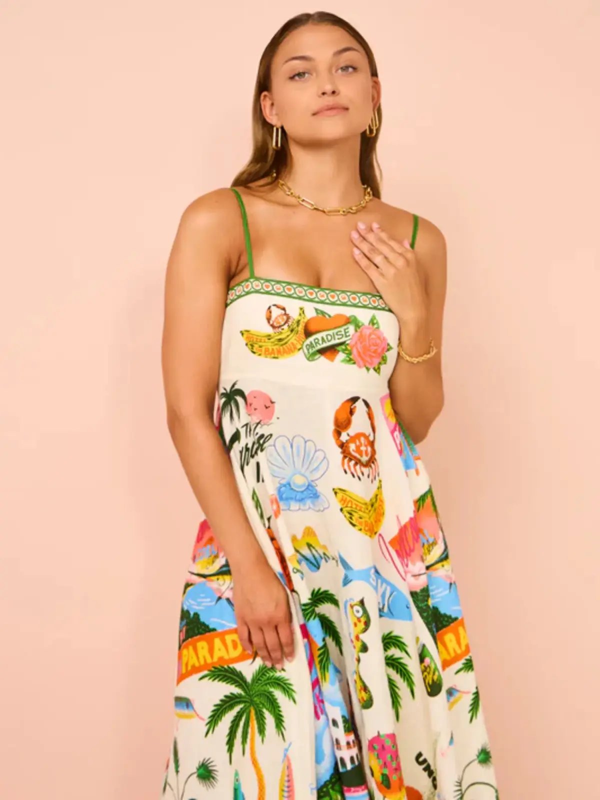 Alemais Paradiso Sundress in Multi Size AU 16 photo 6