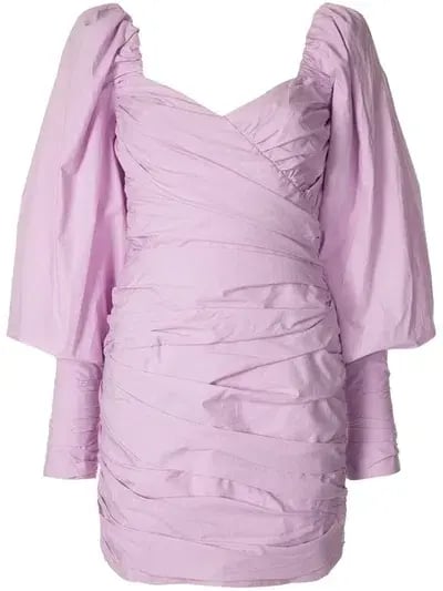 Bec & Bridge Winslowe L/S Mini Dress Lilac Size 8 photo 4