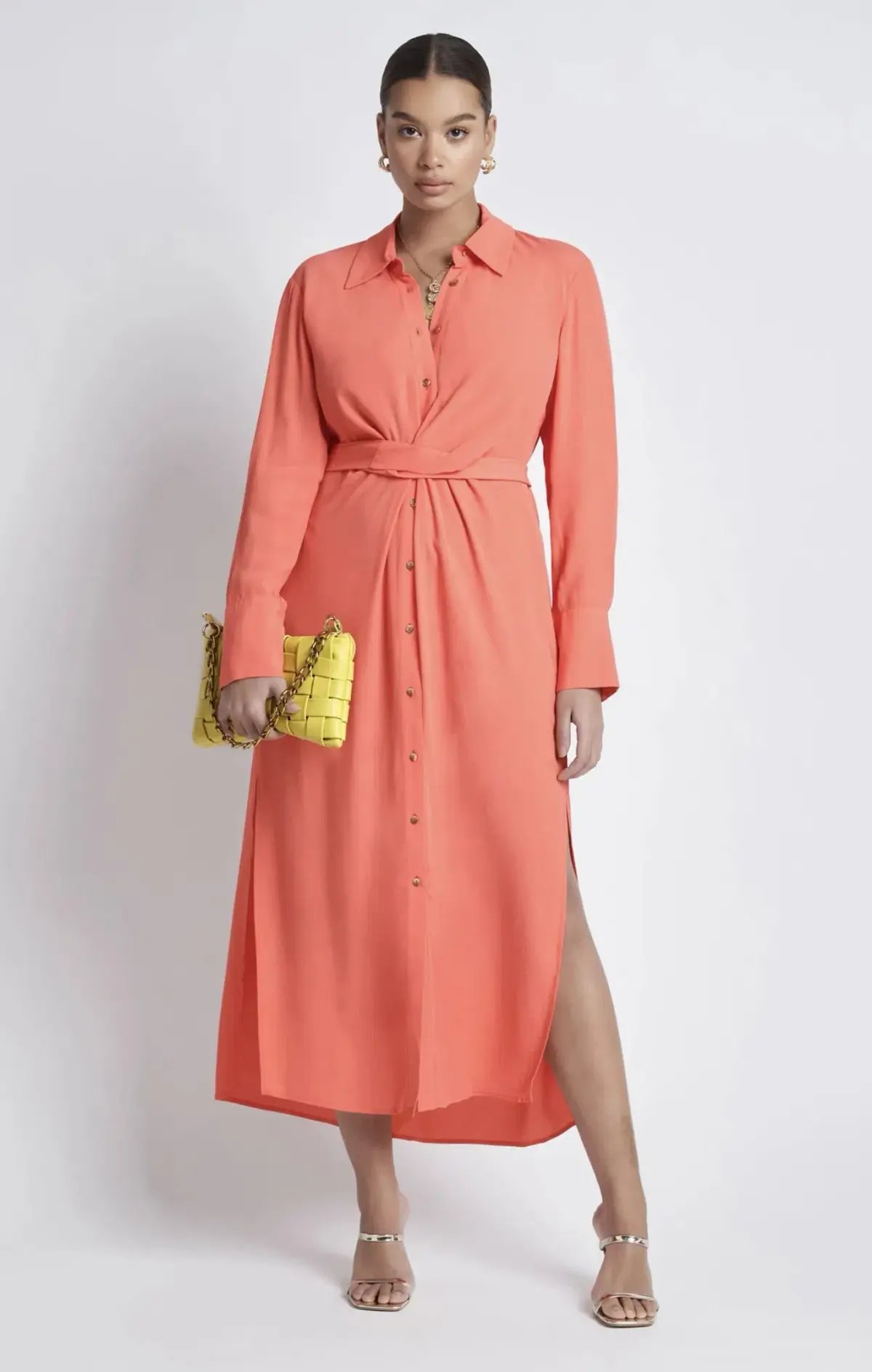 Sheike Paradiso Dress Orange Size 16 photo 2