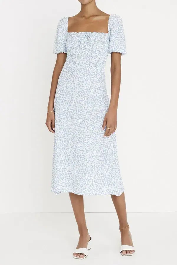 Faithfull Majorelle Midi Dress Bella Floral Size 8 photo 2
