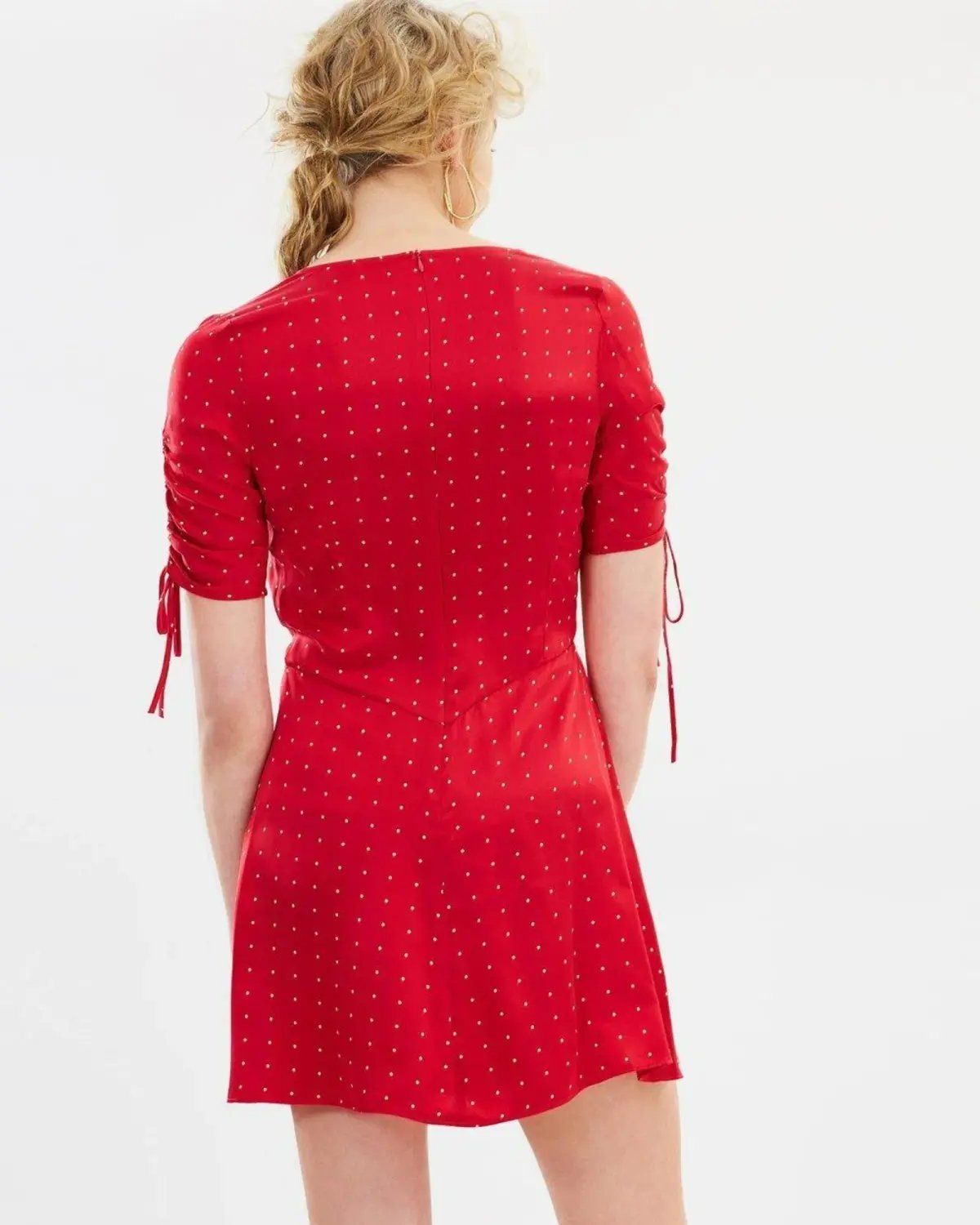 Bec & Bridge Tulipe Mini Dress Red Size AU 8 photo 3