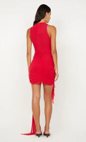 Bec & Bridge Deija Mini Dress Red Size AU 8 photo 2
