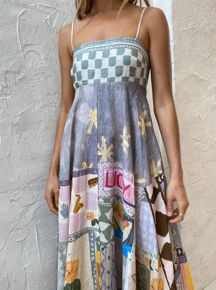 Alemais Emma Gale Sundress in Grey Size AU 14 (22:14) photo 2