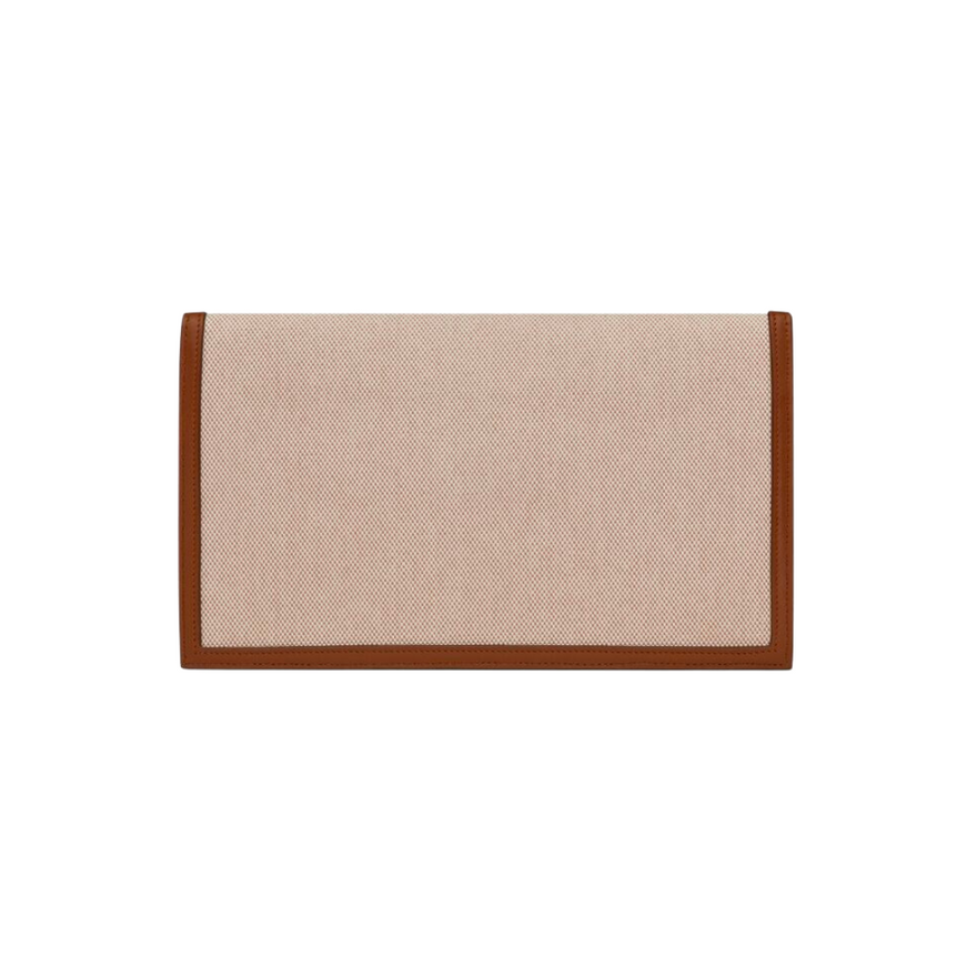 Saint Laurent Uptown Canvas Clutch photo 2