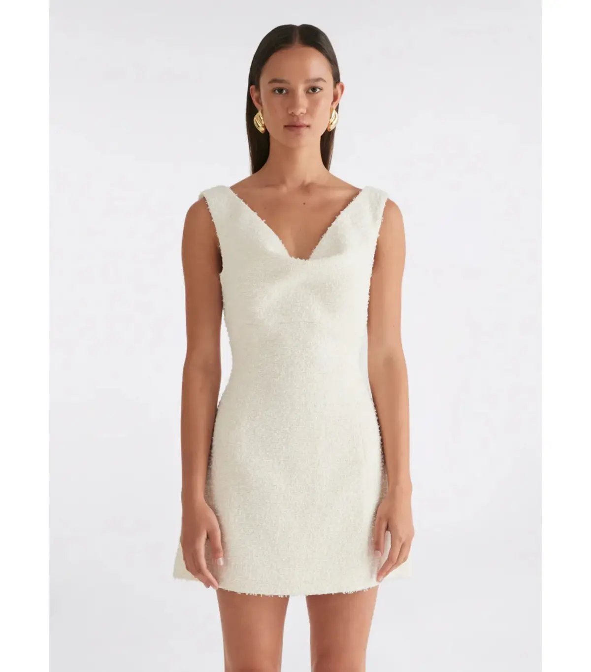 Anna Quan Bella Mini Dress Porcelain Size 10 photo 2