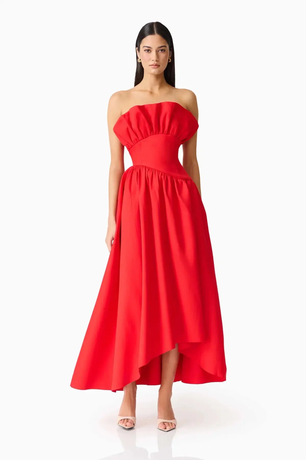 Elliatt Laurel Sleeveless Maxi Dress Red Size 10 photo 2