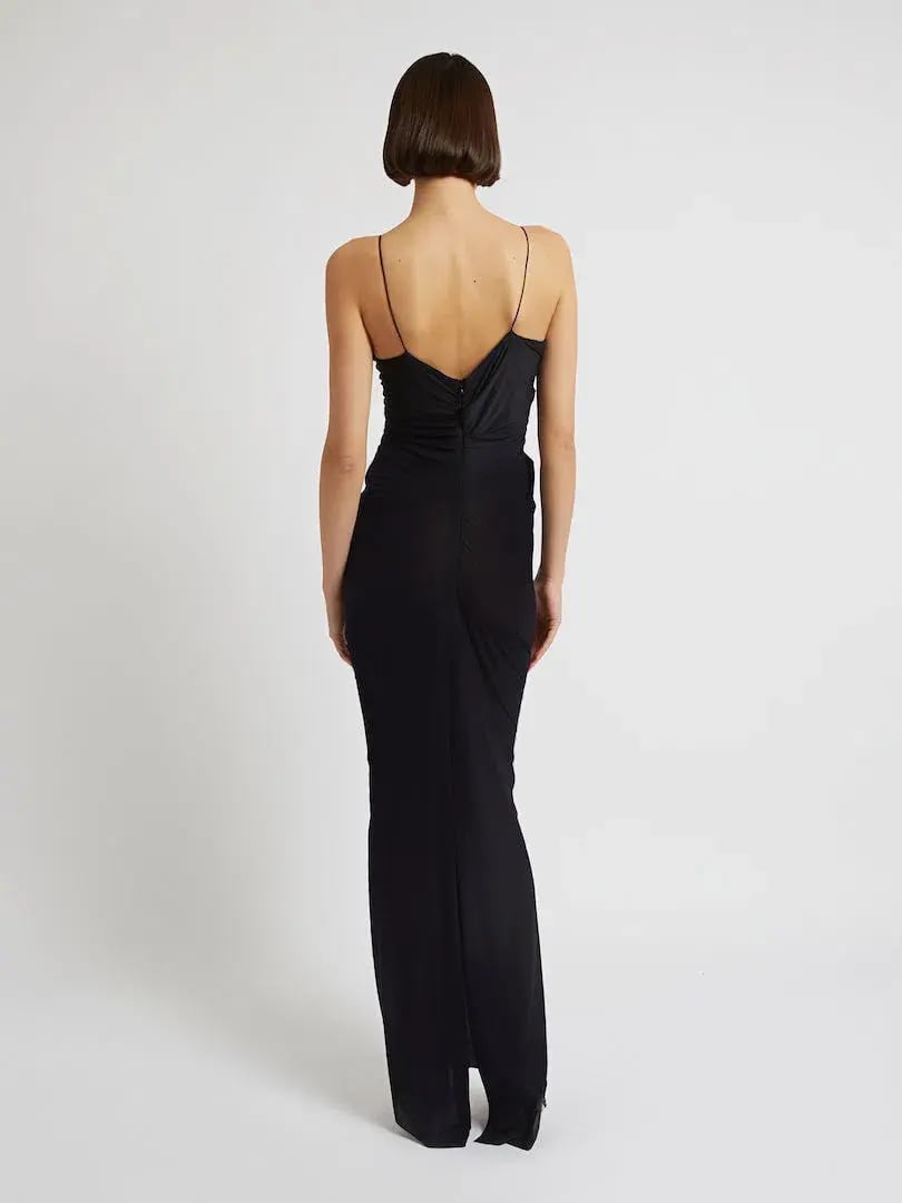 Christopher Esber Molded Venus Dress Black Size 6 photo 3