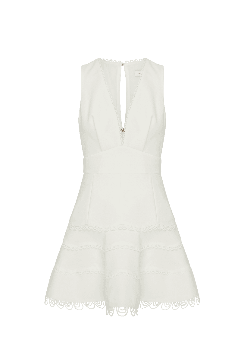 Sheike Paris Dress White Size 12 photo 6