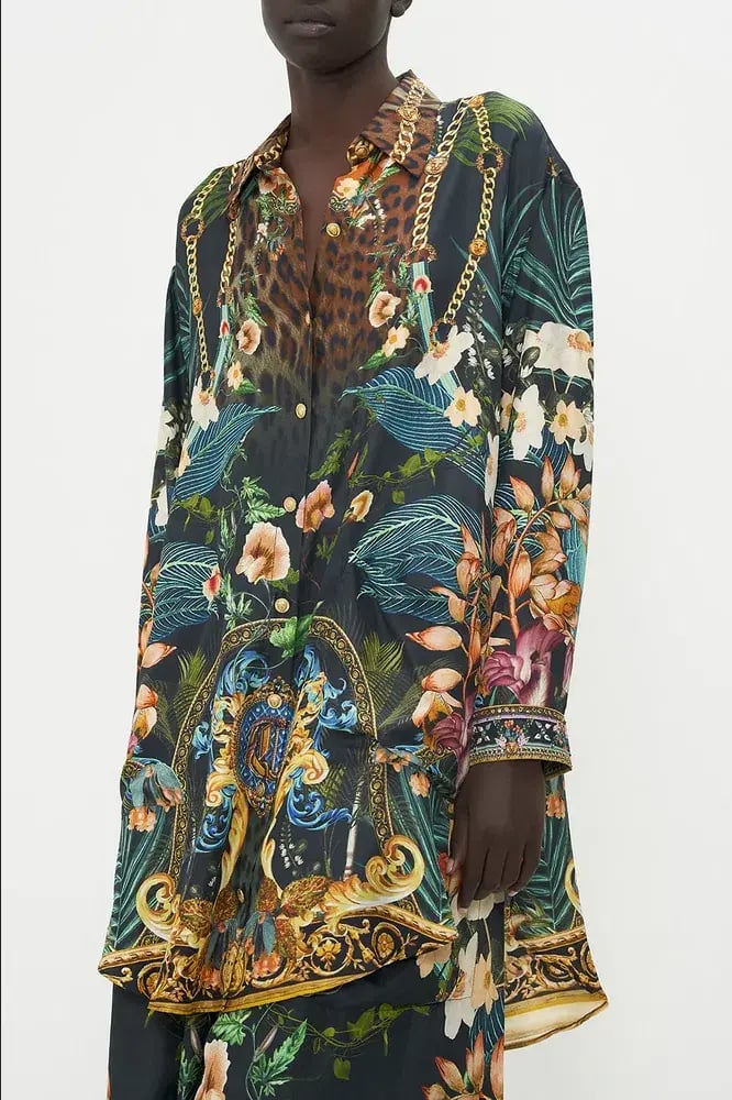 Camilla Shirt Tunic With Pockets Print Size S/AU 10 photo 2