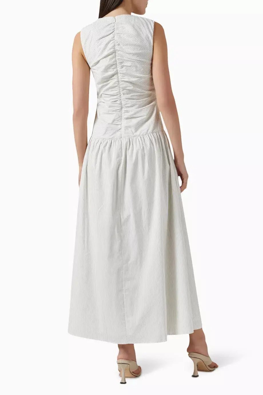 ANNA QUAN Arabella Maxi Dress Taupe Stripe 8 photo 4