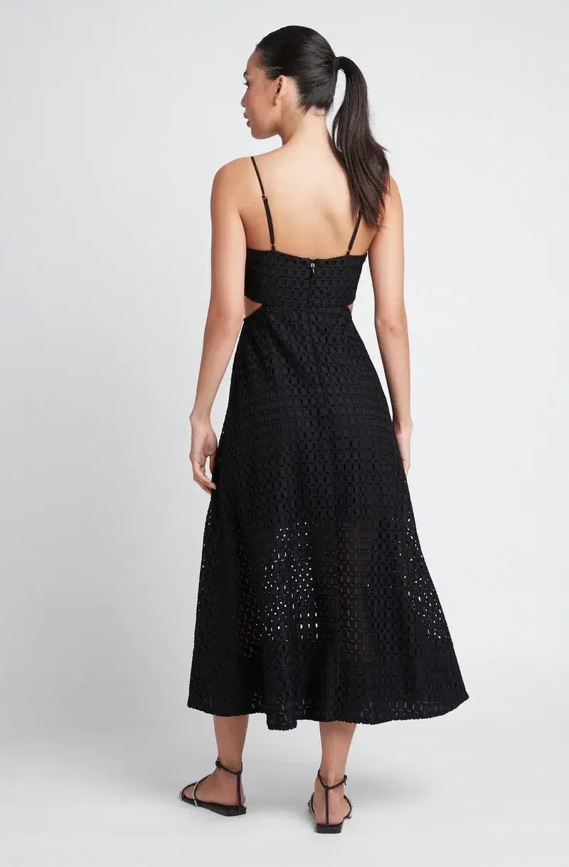 Leona Edmiston Nia LBD Cocktail Dress With Side Split Size AU 4 photo 11