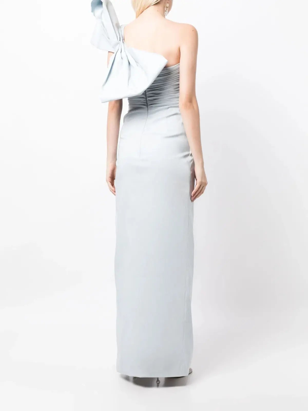 Rachel Gilbert Olive Gown Ice Blue 16 (Aus 16) photo 2