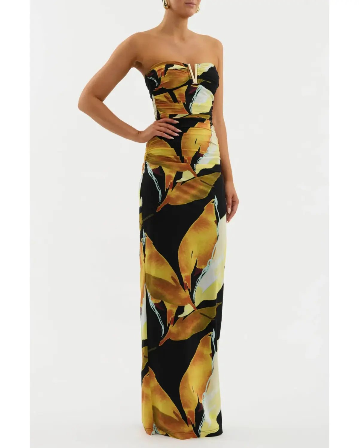 Rebecca Vallance Petals Of Paradise Gown Print Size AU 10 photo 2
