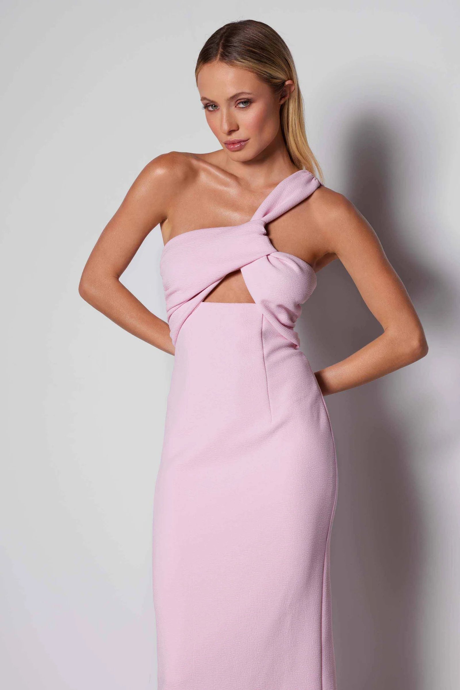 ELLE ZEITOUNE MORONA DRESS - BUBBLEGUM PINK photo 2