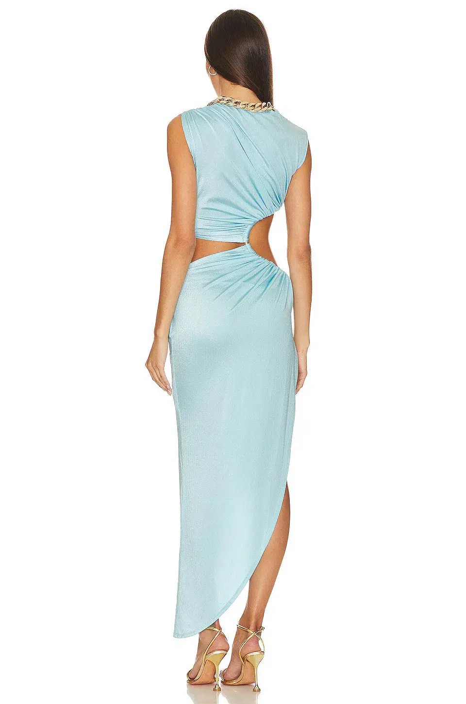 Bronx and Banco Jamilia Maxi Dress Light Blue Size 12 photo 2