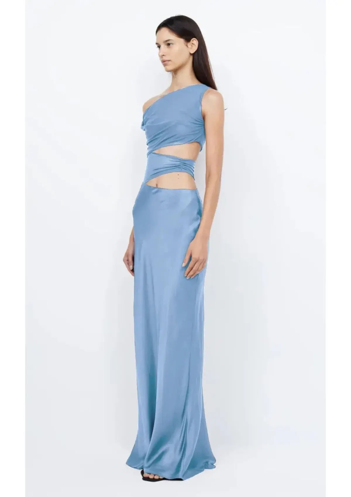 Bec & Bridge Whorl Asym Maxi Dress in Blue Size 16 photo 2