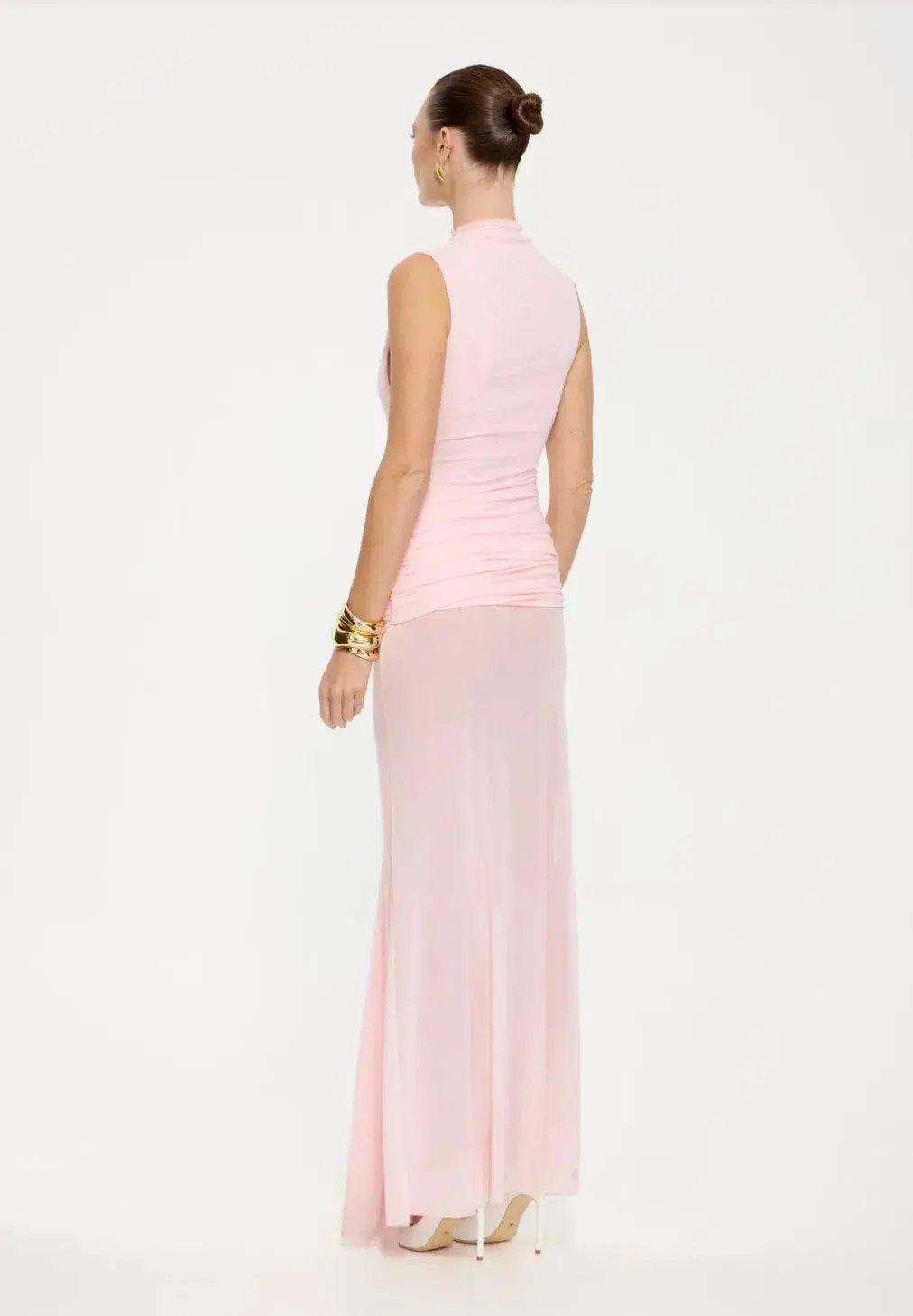 Effie Kats Roza Maxi Dress in Petal Pink Size S / AU 8 photo 4