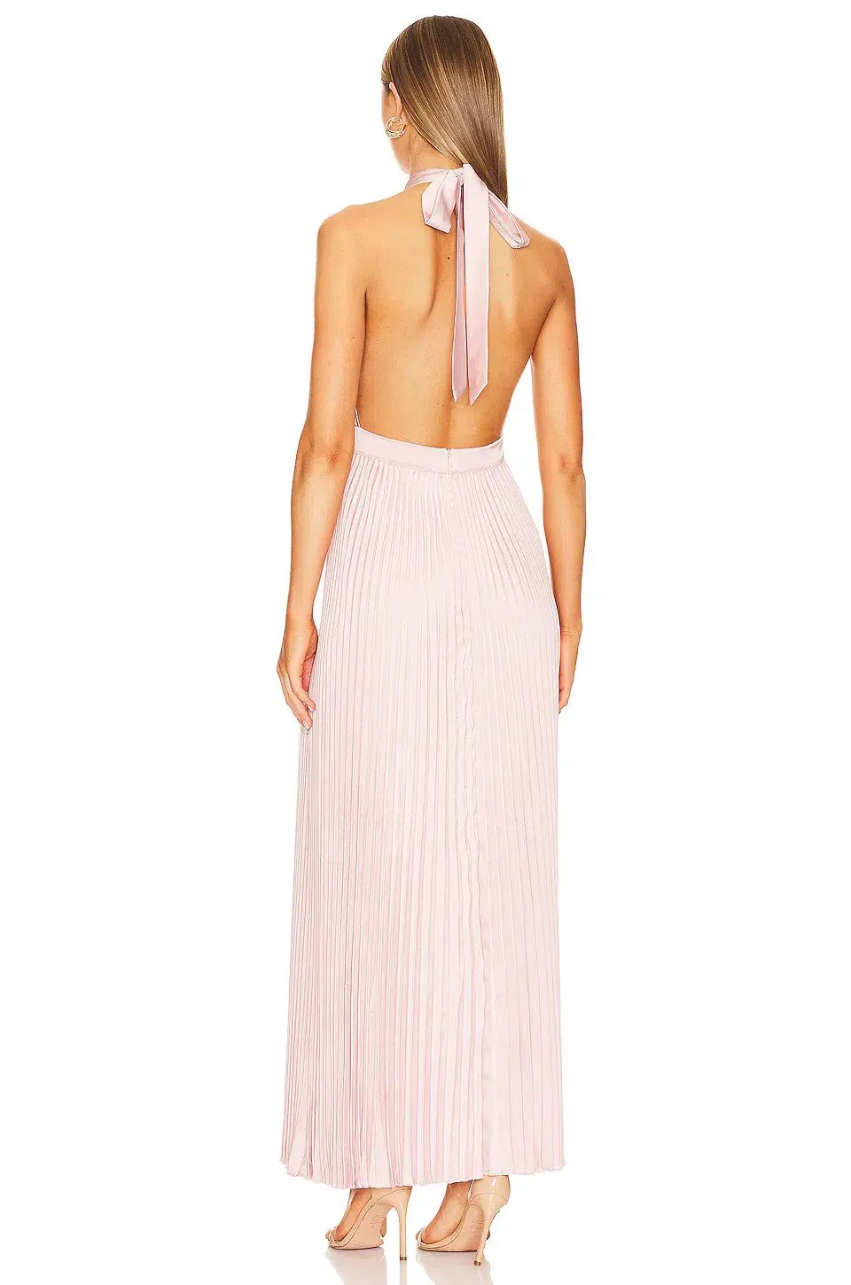 L'Idee Renaissance Split Gown Ballet Pink Size 6 photo 5
