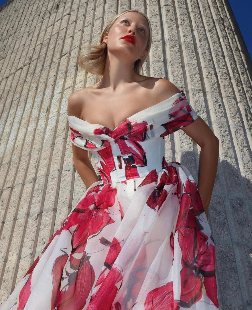 Aje Cordelia Corseted Maxi Dress photo 3