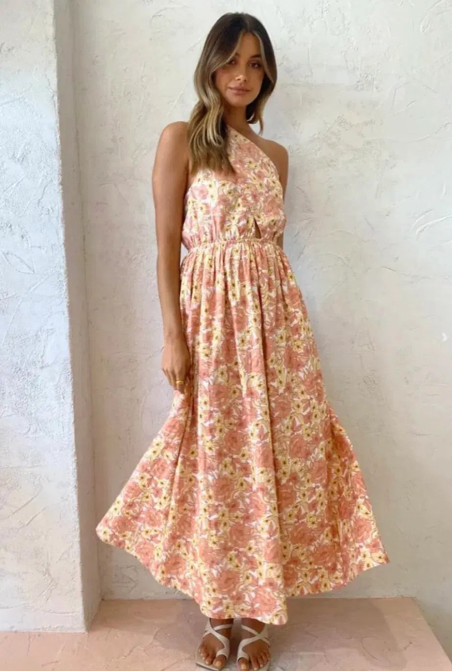 By Nicola Calypso Maxi Dress Floral Size 10 photo 2