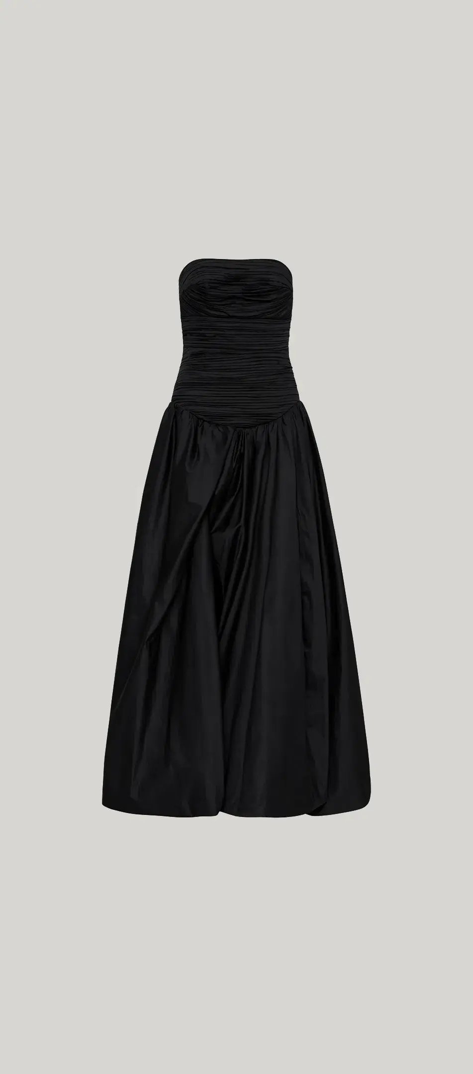 Aje Violette Bubble Hem Maxi Dress Black Size 12 photo 5
