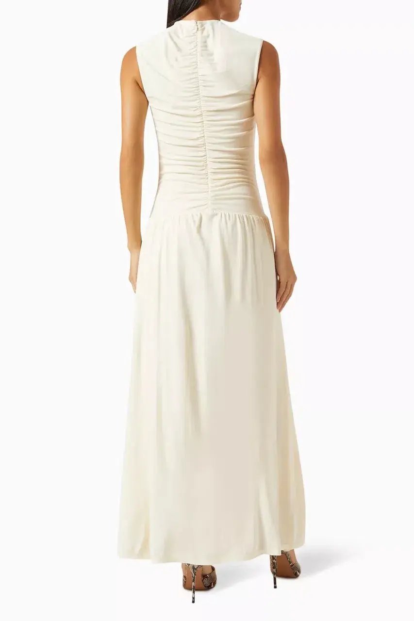 ANNA QUAN Fleur Maxi Dress Vanilla Cream 8 photo 5
