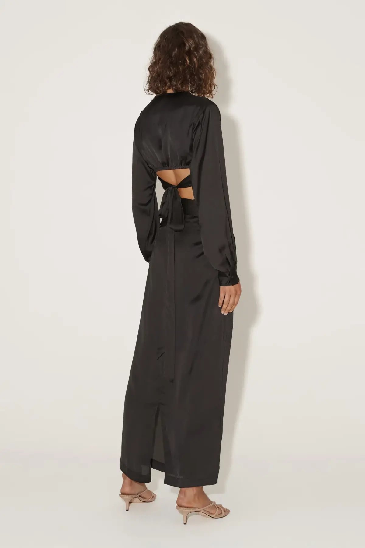 Hansen & Gretel Sofia Shirt and Shimma Skirt Set Black Size 8 photo 4