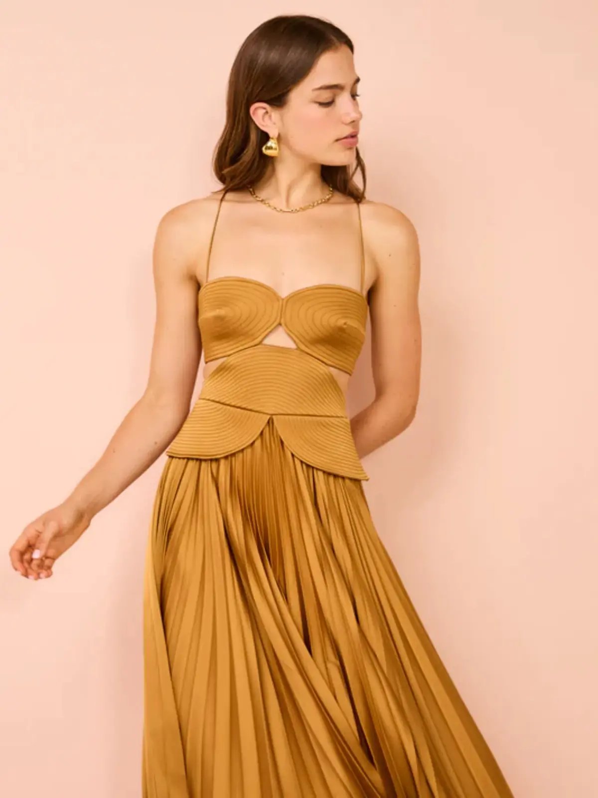 Acler Atholton Midi Dress in Savannah Size AU 8 photo 2