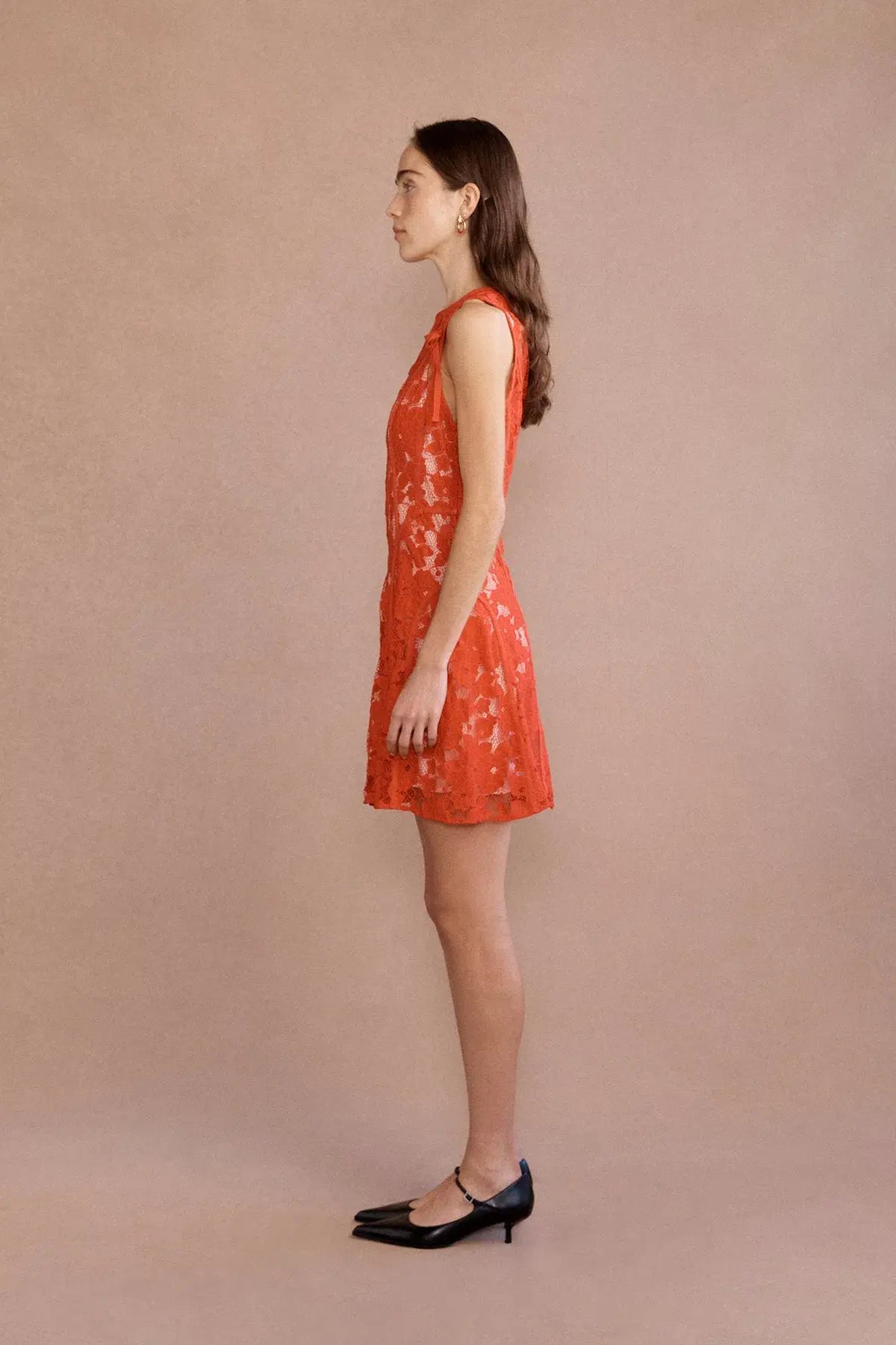 Lovaan Audrey Mini Dress Cherry Size 14 photo 2