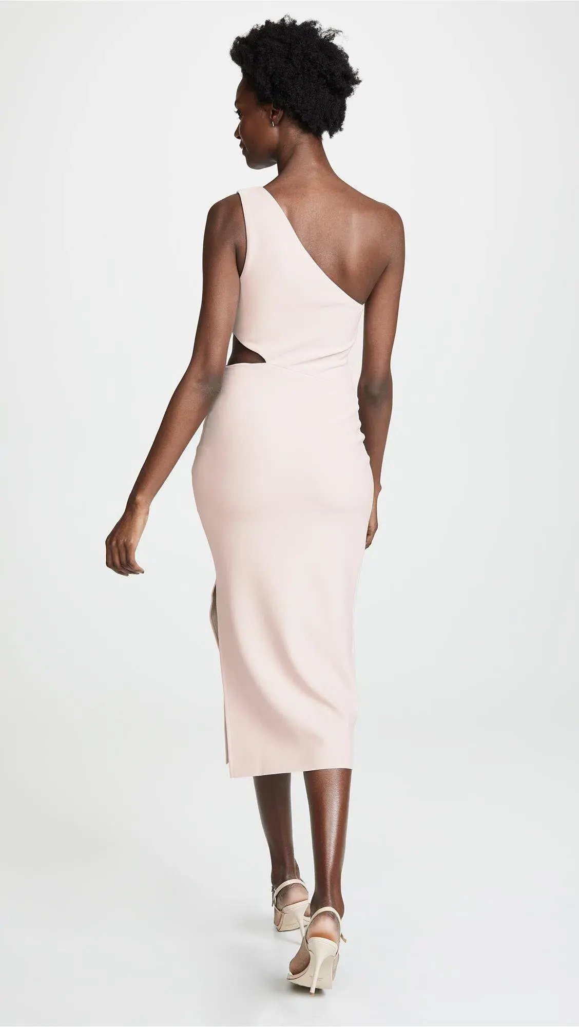Bec and Bridge Alessandra Assym Dress in Nude Size 8 photo 2