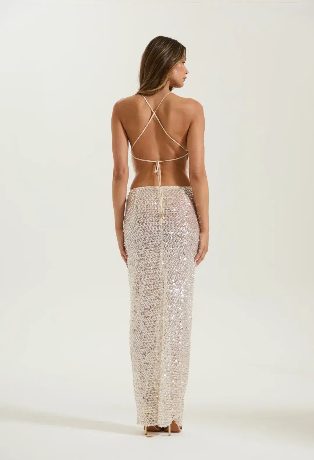 Sydney Lane Crystal Sequin Set Size 8 photo 3