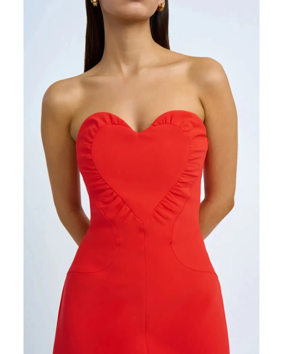 By Johnny Seraphina Dress Scarlet Red Size AU 6 photo 2
