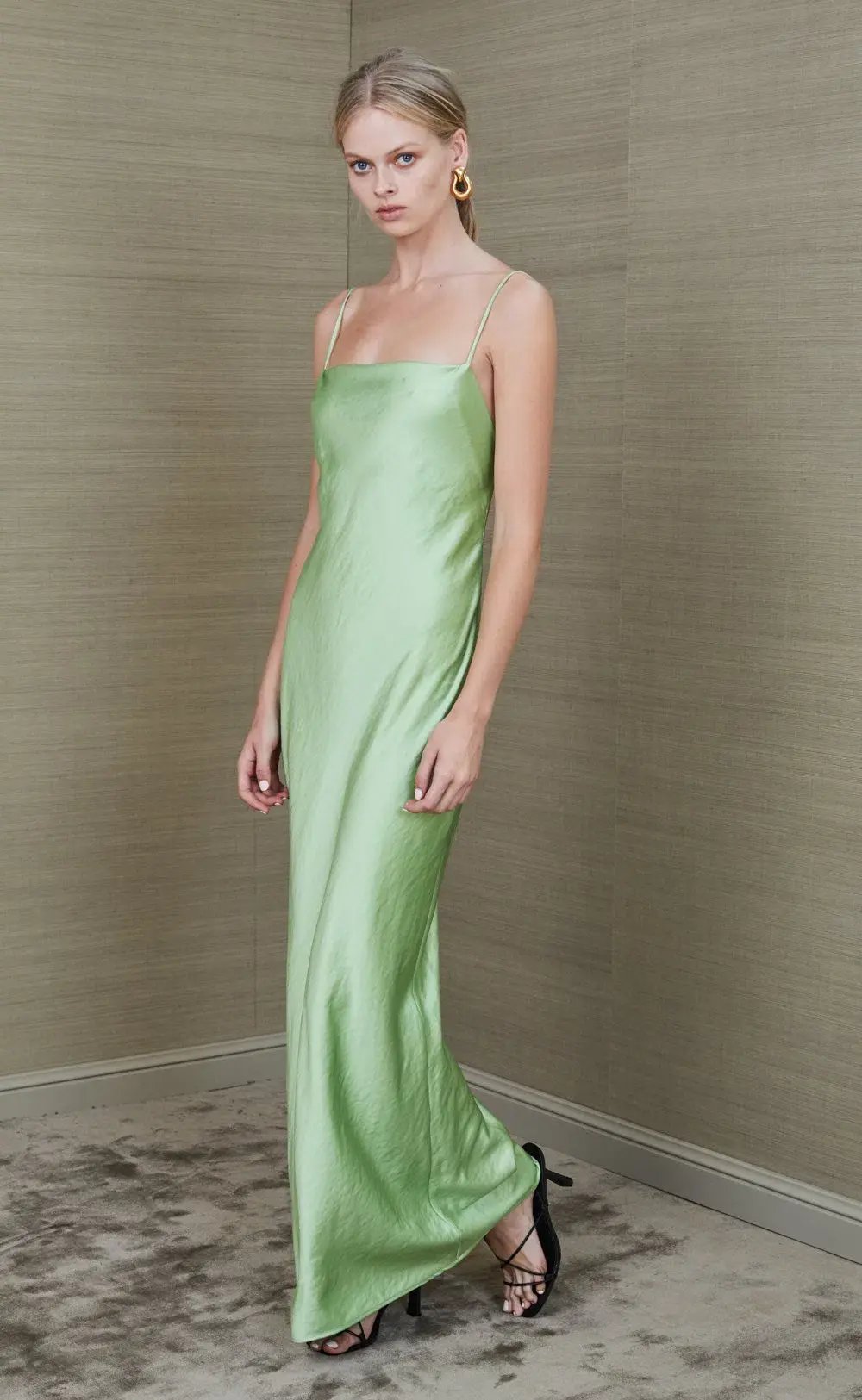Bec & Bridge Apple Eyes Maxi Dress Green Size 6 photo 2