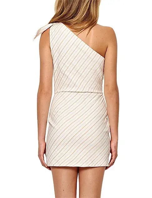 Bec & Bridge Rochelle Asymm Mini Dress Stripe Size 8 photo 5