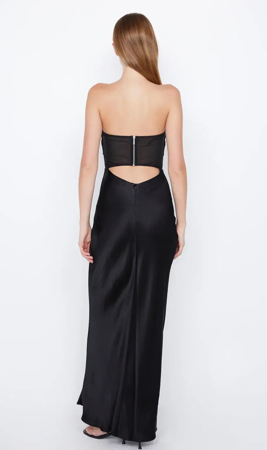 Bec & Bridge Halle Strapless Maxi Dress Black Size L / AU 12 photo 2