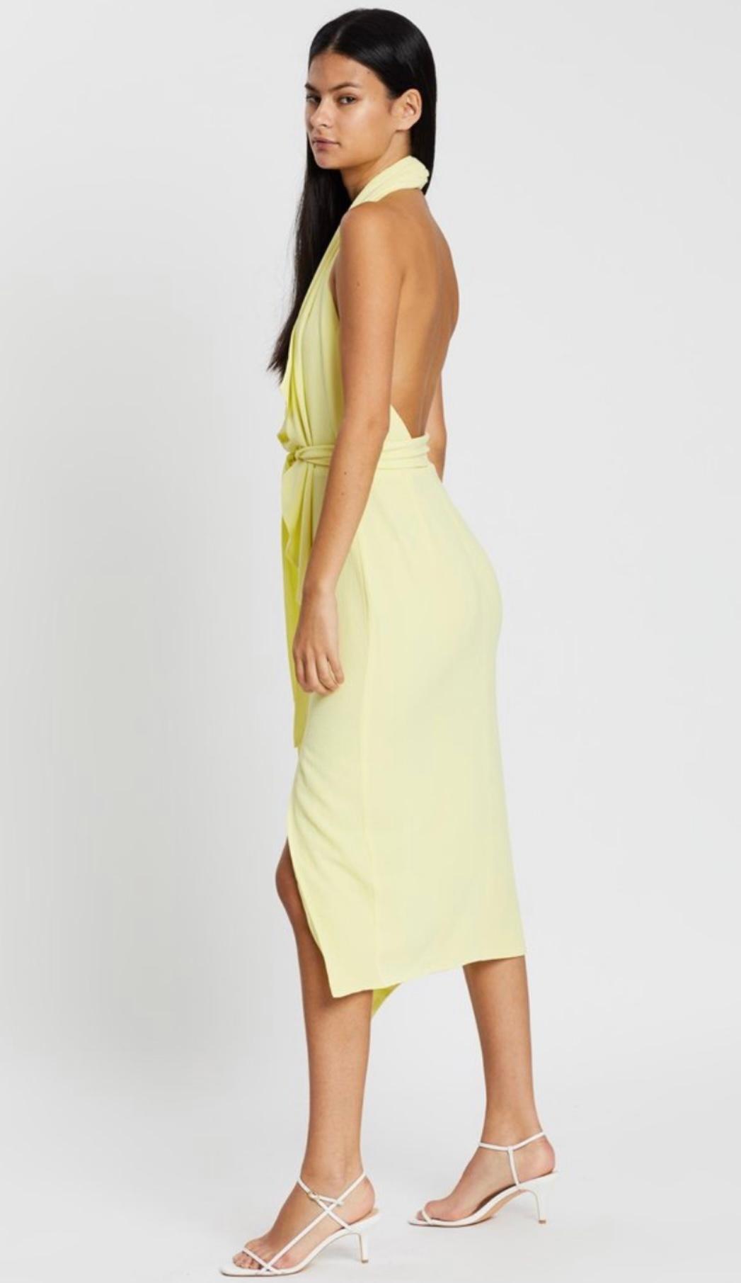 MISHA Lorena Dress Yellow Size 6/XS photo 2