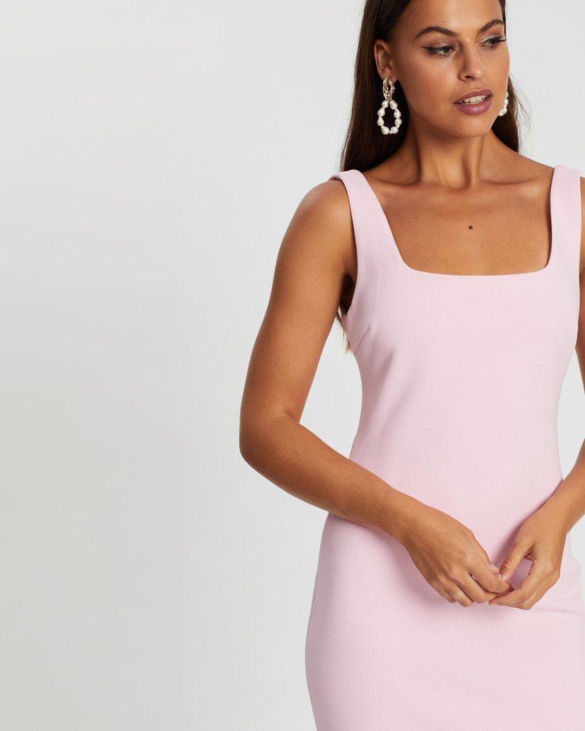 Mossman The Heart & Soul Midi Dress Pink Size 8 photo 2