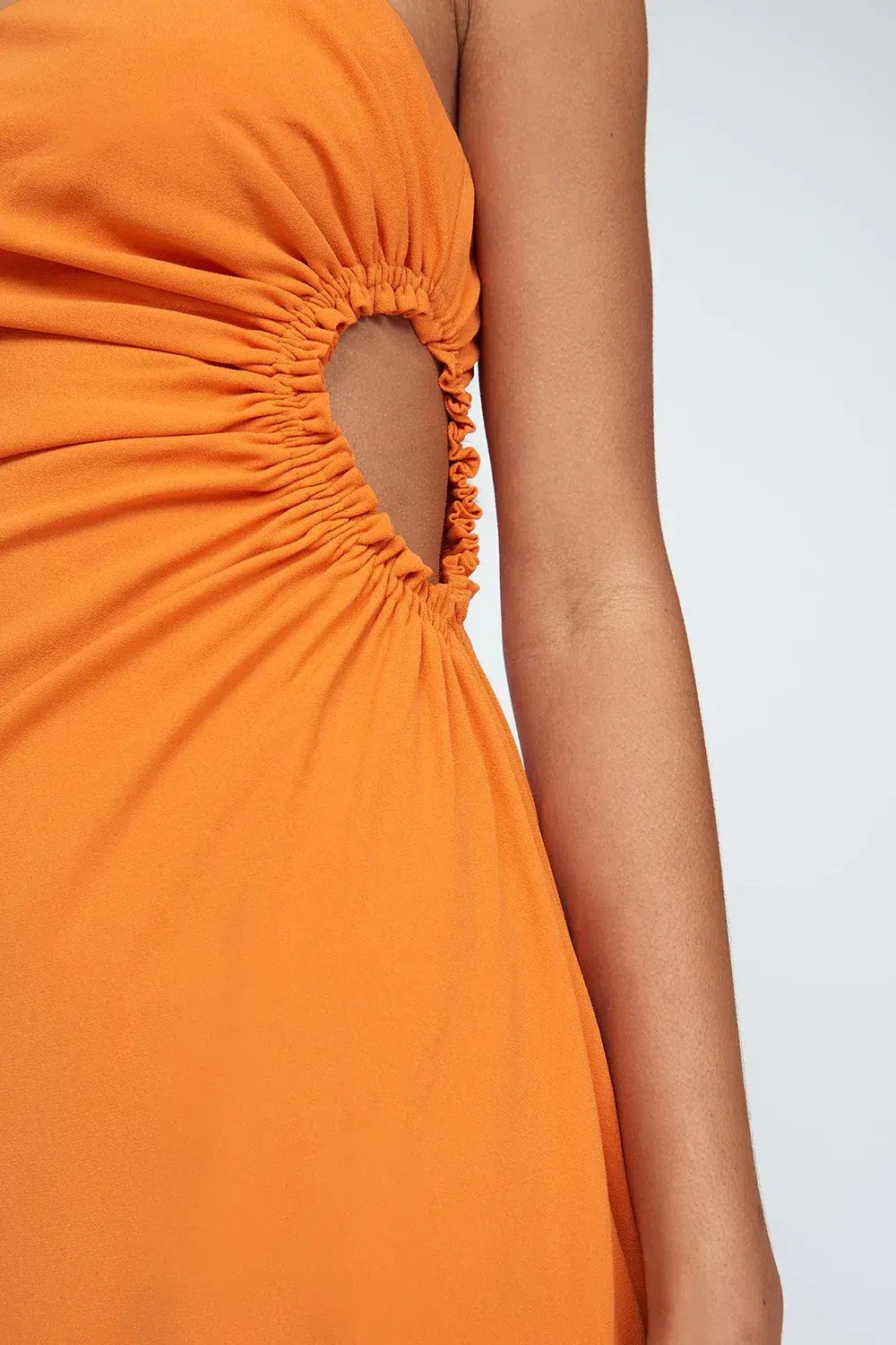 By Johnny Selena Strapless Dress Mandarin Orange Size AU 10 photo 3