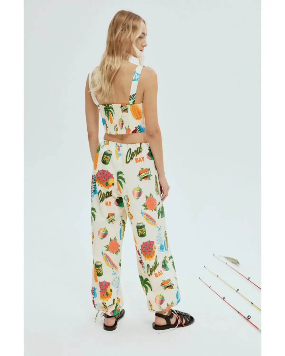 Alemais Samaki Crop Top and Pants Print Size AU 14 photo 3
