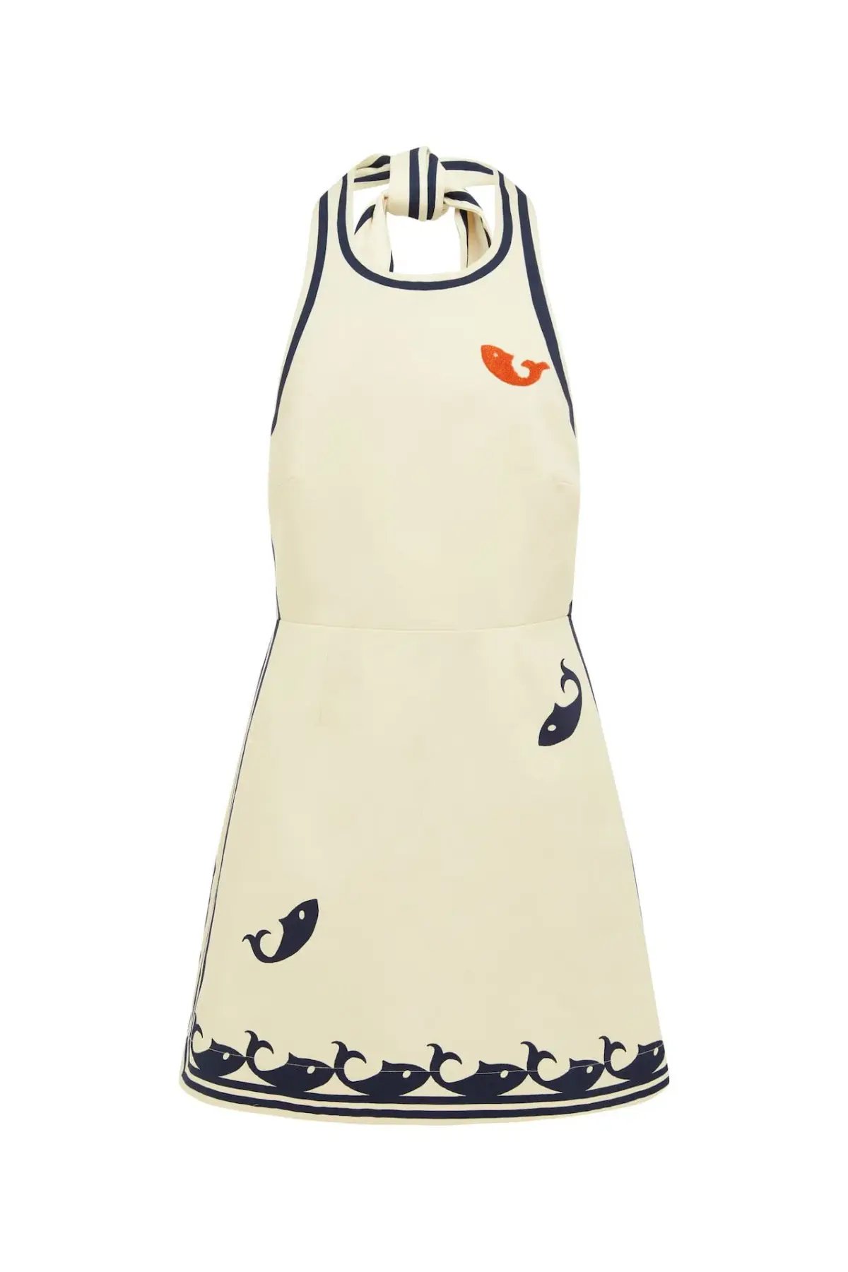 Alémais Marine Mini Dress Print Size 16 photo 6