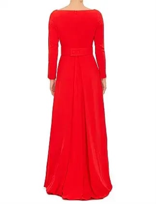 Solace London Shayla Maxi Dress Red Size 14 photo 2
