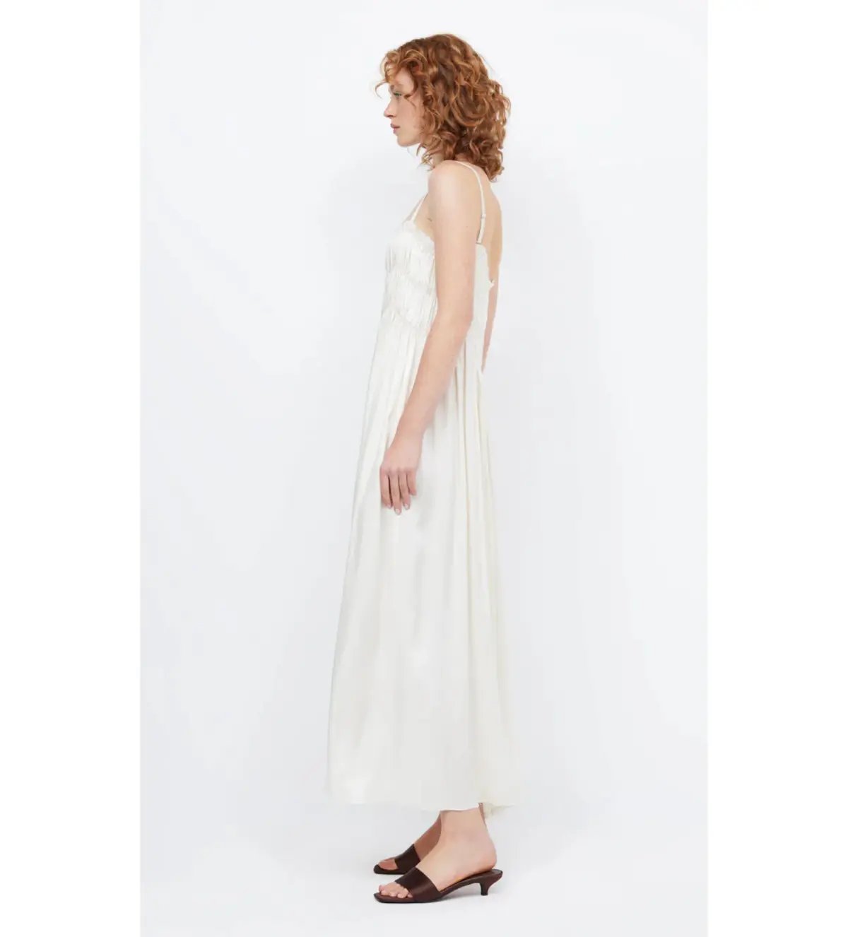 Bec & Bridge Dali Maxi Shift Dress Ivory Size 12 photo 2